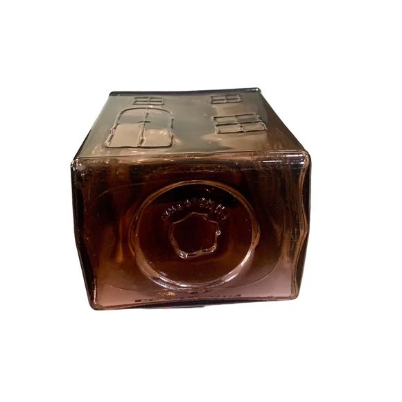 Vintage Signed Wheaton Whiskey Glass Bottle - Amethyst With Cork - Picture 11 of 12